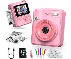 Gofunly Digitale Sofortbildkamera für Kinder - 56% Rabatt - Rosa