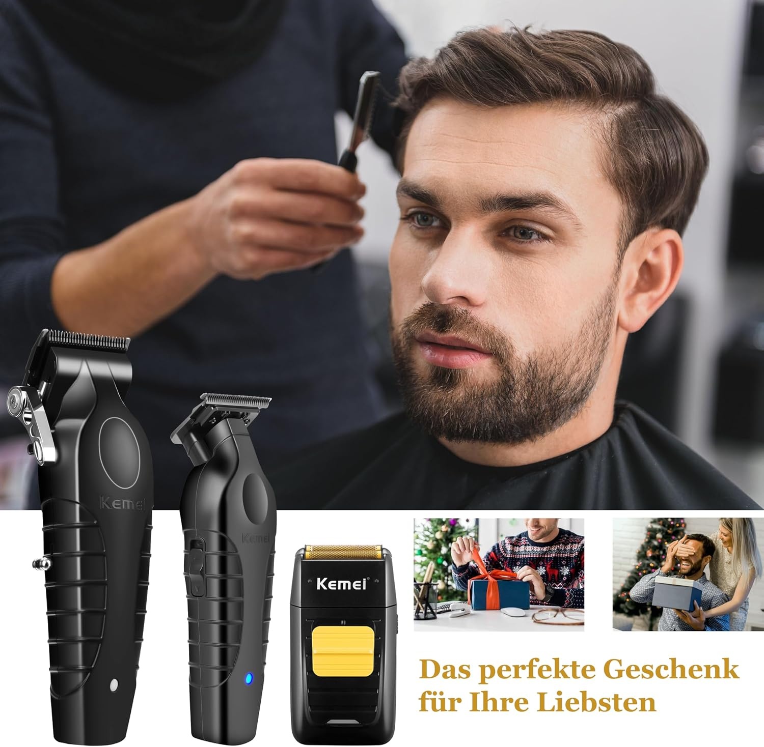 Profi-Haarschneideset & Barttrimmer - Kabellos, umfangreiches Zubehör - bis zu 34%