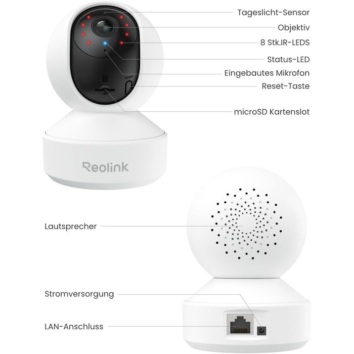 WLAN-Überwachungskamera 3K 5MP mit KI-Erkennung - bis zu 34% Rabatt