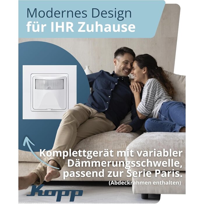 Unterputz-Bewegungsmelder 180° - 10m Reichweite - Jetzt bis zu 33% sparen