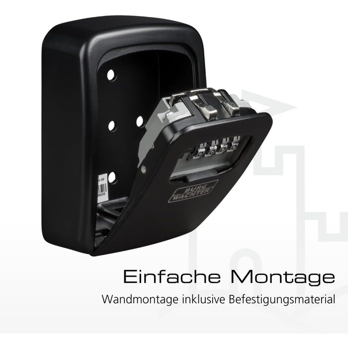 Schlüsseltresor Key Safe 30 - Wandmontage - Zahlenschloss - bis zu 31% Rabatt
