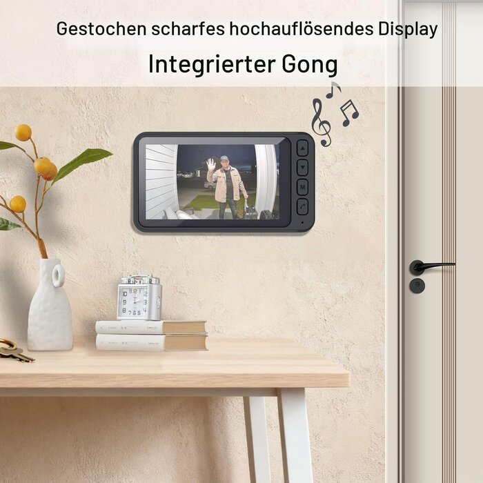 Drahtlose Video-Türsprechanlage mit Monitor - bis zu 34% Rabatt sparen