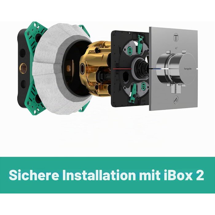 Design Unterputz-Duscharmatur für 2 Funktionen, Mattschwarz - bis zu 35% Rabatt