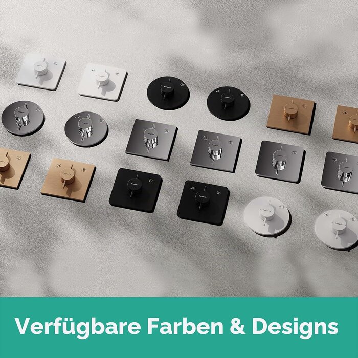 Design Unterputz-Duscharmatur für 2 Funktionen, Mattschwarz - bis zu 35% Rabatt