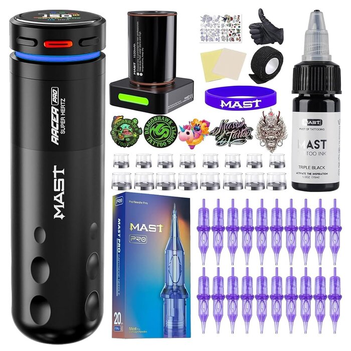 Kabellose Profi-Tattoo-Stiftmaschine mit Mcore-Pro - bis zu 35% Rabatt