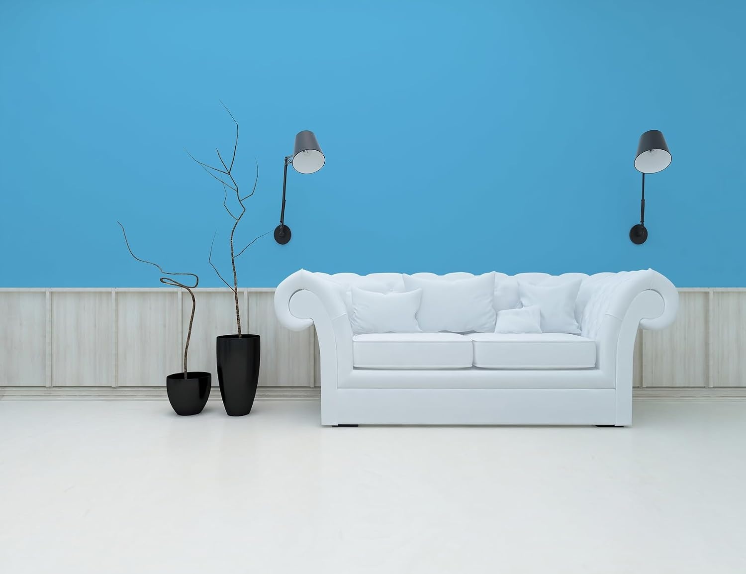 Innenwandfarbe Ocean Blue Matt 2,5L - Premium Qualität - bis zu 34% Rabatt