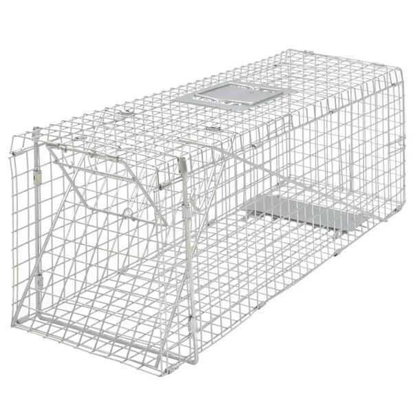 Vidaxl Lebendfalle 80 cm aus verzinktem Stahl - jetzt bis zu 38% Rabatt sichern