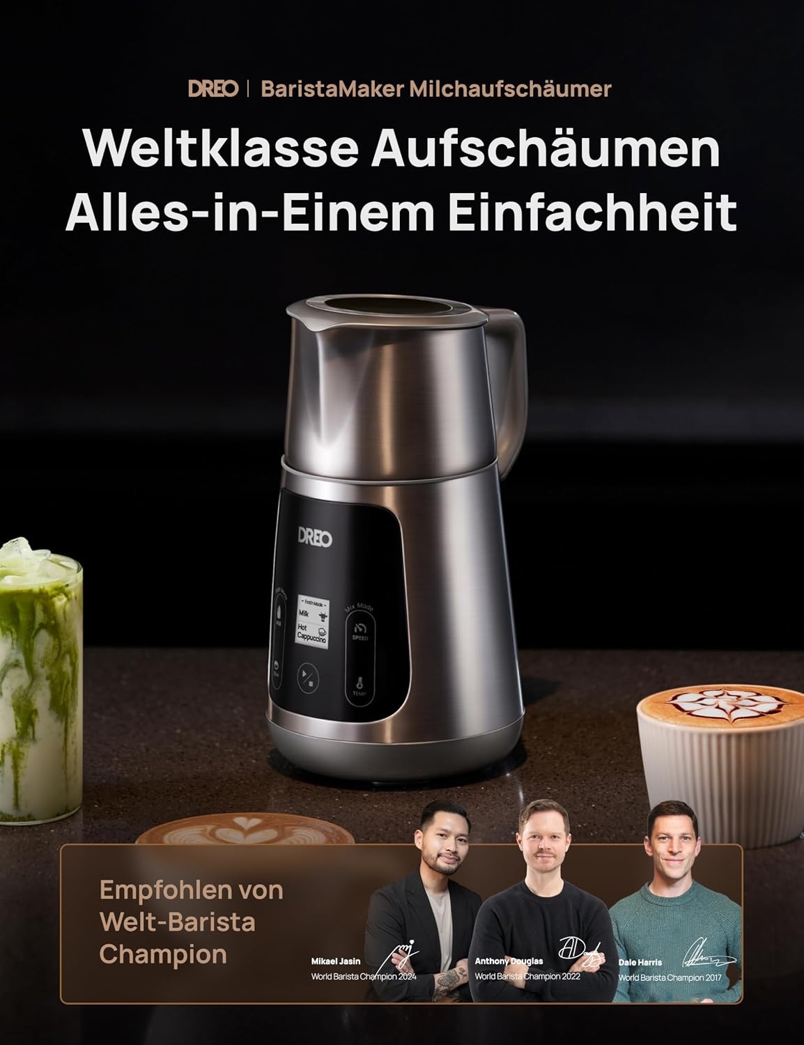 Elektrischer Milchaufschäumer 800ml - Jetzt bis zu 35% sparen