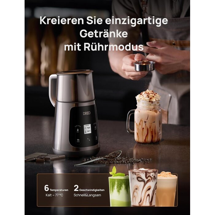 Elektrischer Milchaufschäumer 800ml - Jetzt bis zu 35% sparen