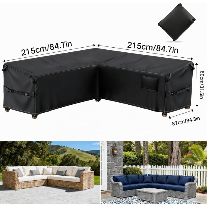 Gartenmöbel Abdeckhaube 215x215cm - wasserdicht & robust - bis zu 31% Rabatt