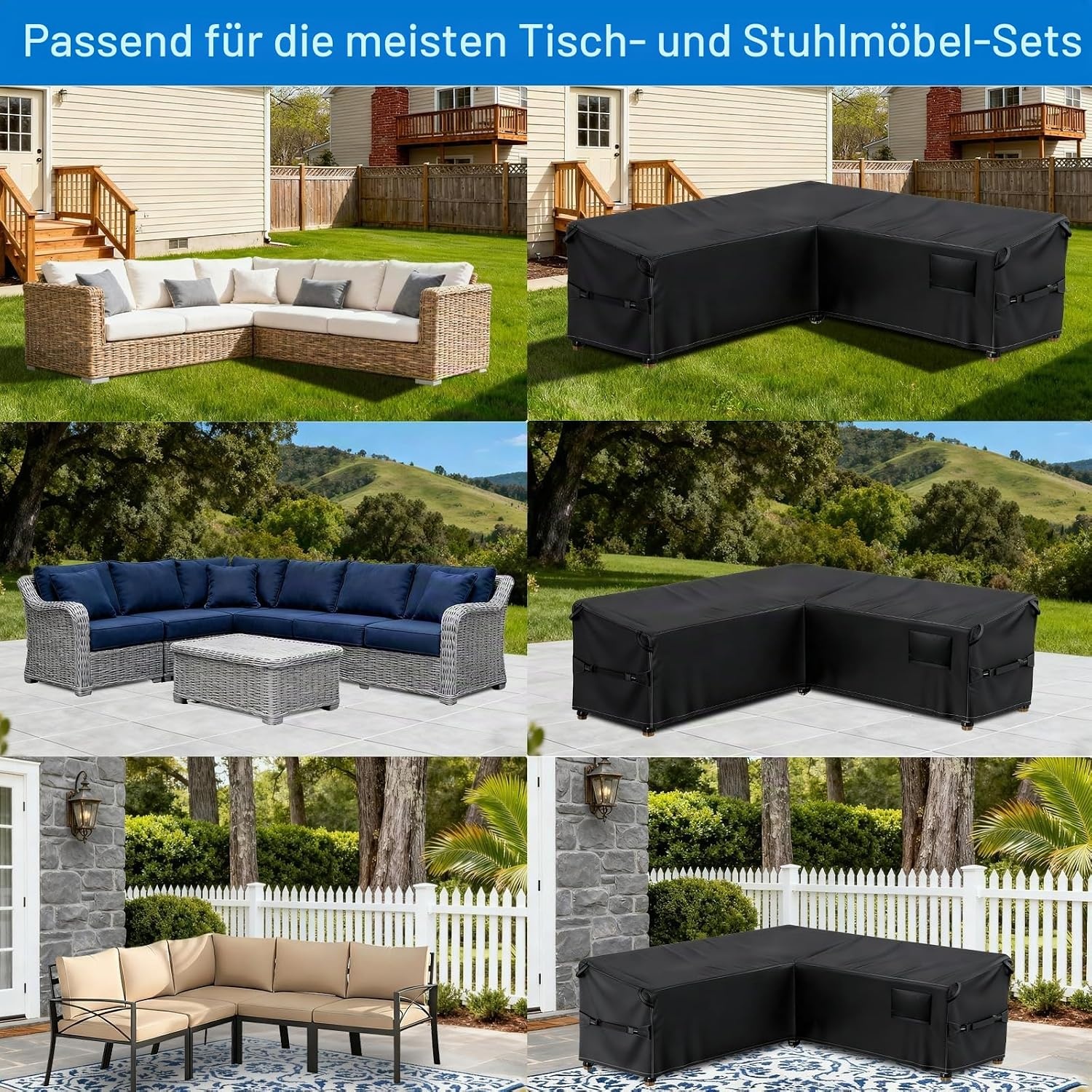 Gartenmöbel Abdeckhaube 215x215cm - wasserdicht & robust - bis zu 31% Rabatt