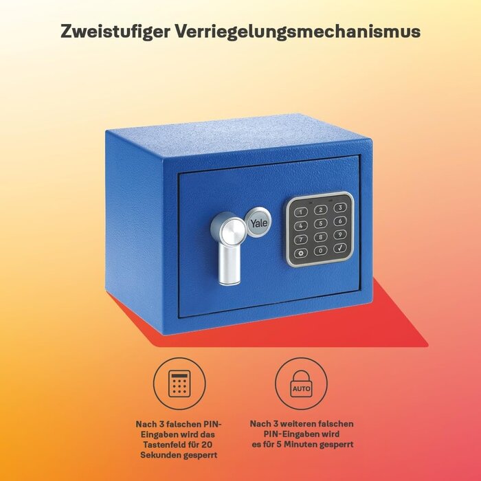 Elektronischer Mini-Tresor - Kompakter Schutz, jetzt bis zu 32% günstiger