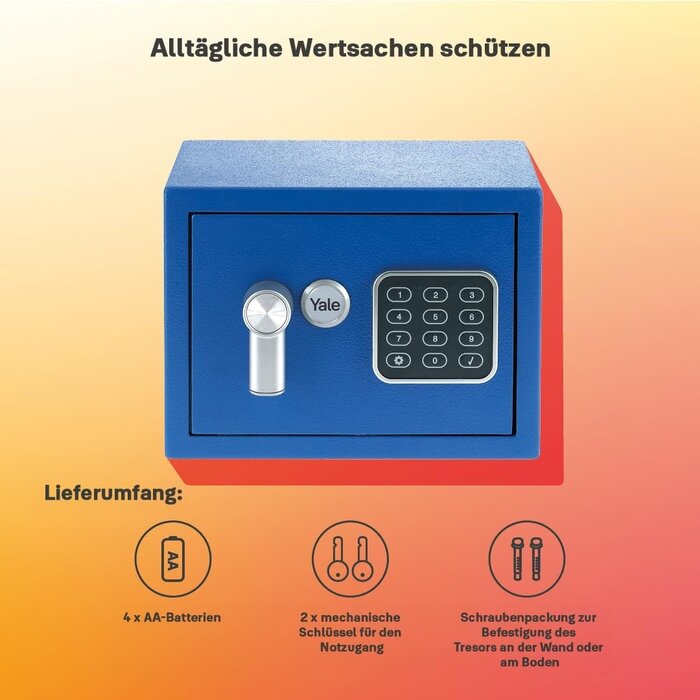 Elektronischer Mini-Tresor - Kompakter Schutz, jetzt bis zu 32% günstiger