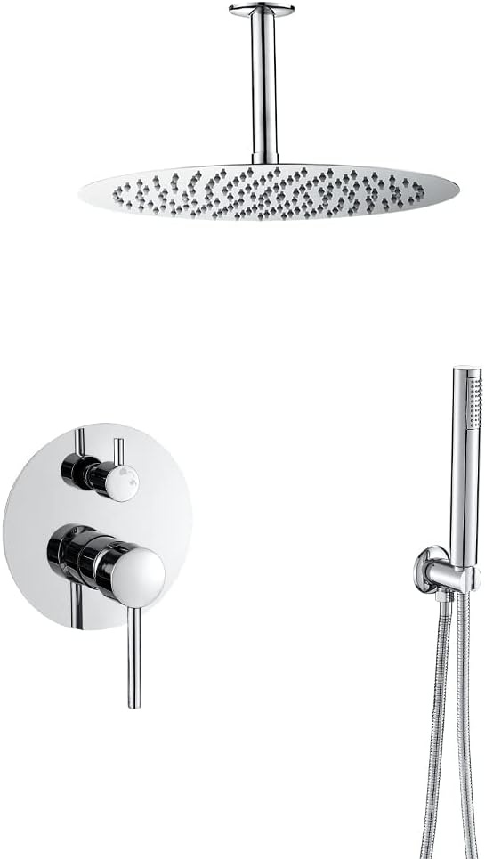 Luxus Unterputz-Duschsystem Gold, 25cm Kopfbrause - bis zu 35% Rabatt