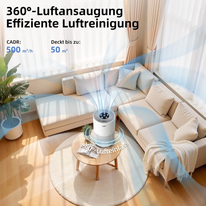 Leiser Luftreiniger mit HEPA H13 Filter - Bis zu 33% Rabatt auf Rückläufer