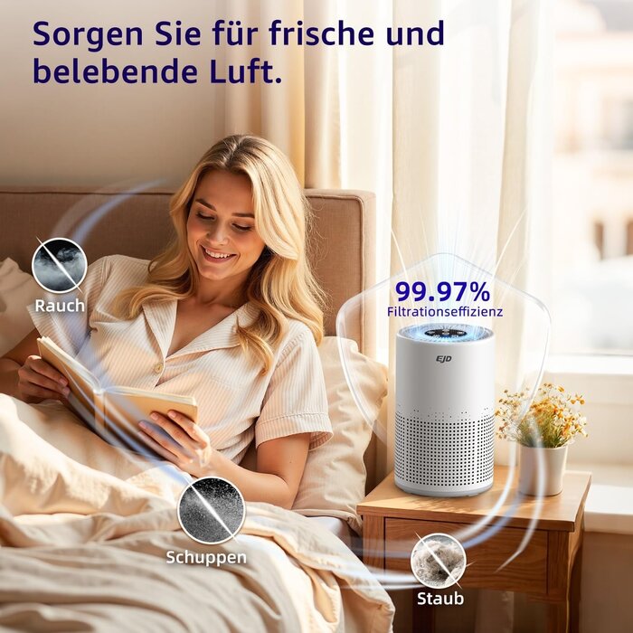 Leiser Luftreiniger mit HEPA H13 Filter - Bis zu 33% Rabatt auf Rückläufer