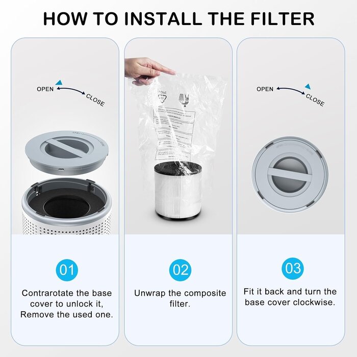 Leiser Luftreiniger mit HEPA H13 Filter - Bis zu 33% Rabatt auf Rückläufer