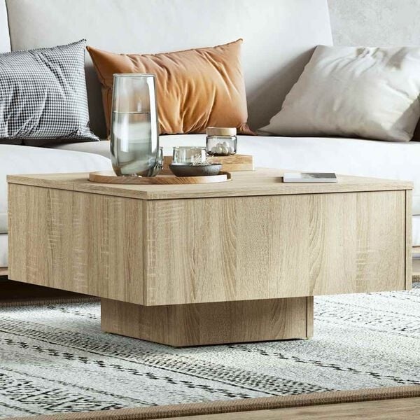 Vidaxl Wohnzimmertisch in Sonoma-Eichenoptik 60x60cm - bis zu 33% reduziert