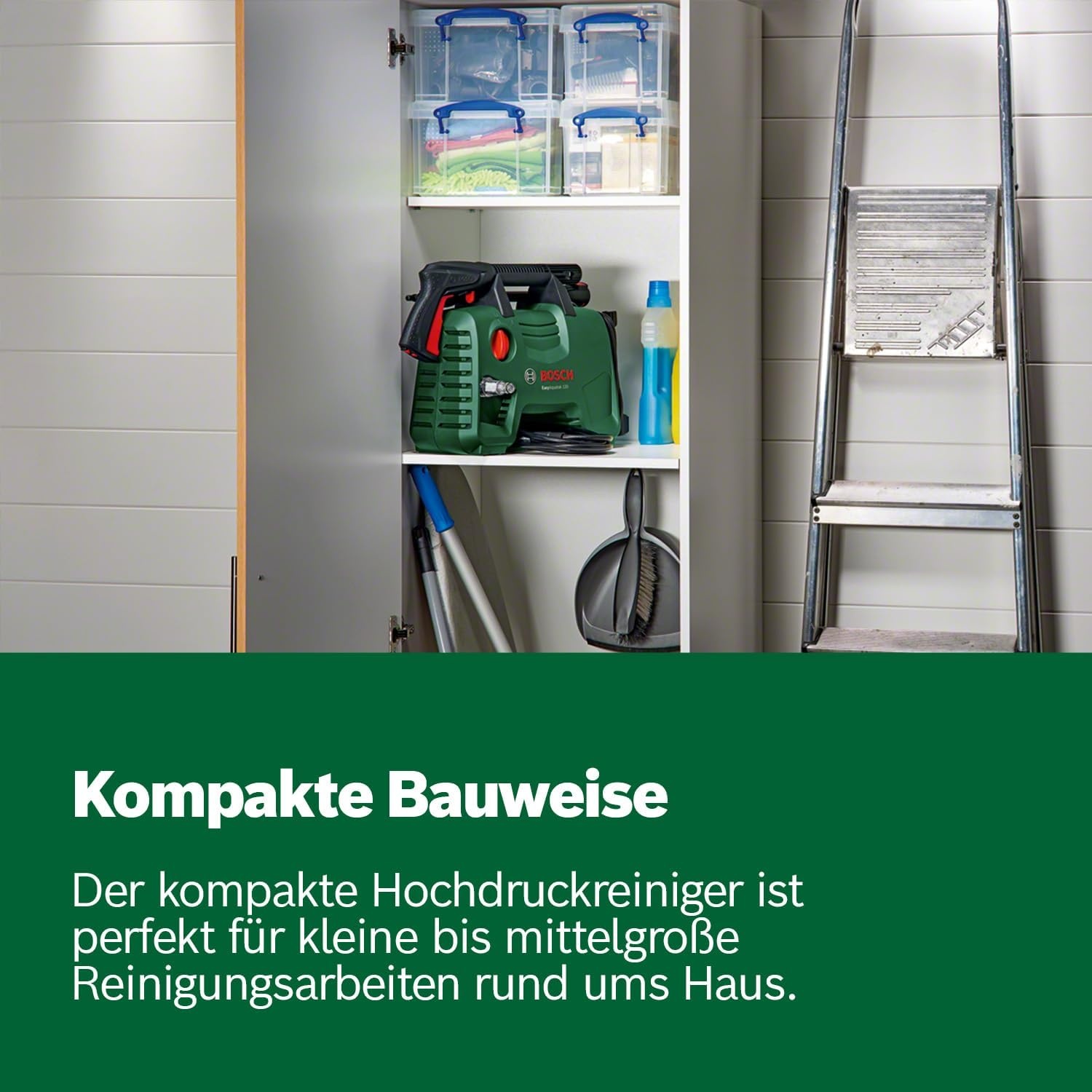 Kompakter Hochdruckreiniger mit Auto-Set - jetzt bis zu 34% günstiger