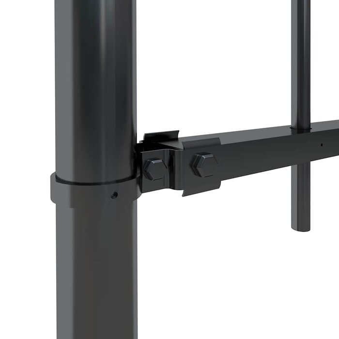 Vidaxl Gartenzaun mit Speerspitzen 180x150cm Schwarz - Bis zu 34% Rabatt sparen