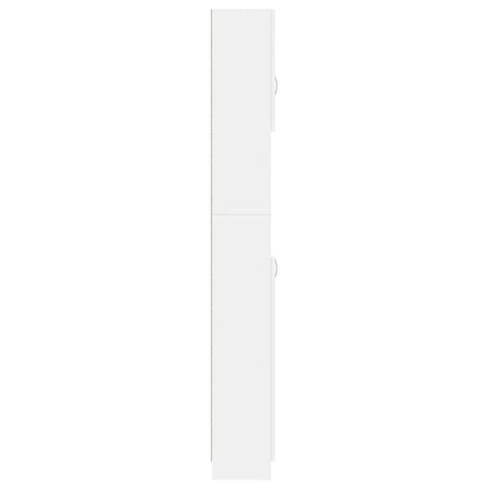 Vidaxl Schmaler Badezimmerschrank, 32x25,5x190 cm, Weiß - Jetzt bis zu 34% Rabatt
