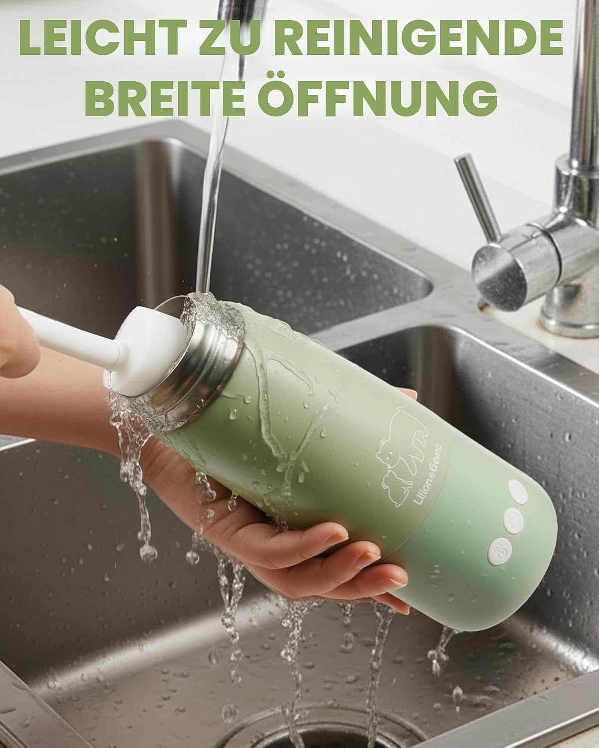 Tragbarer Flaschenwärmer, 350 ml, 11400 mAh, 5 Stufen - bis zu 33% reduziert