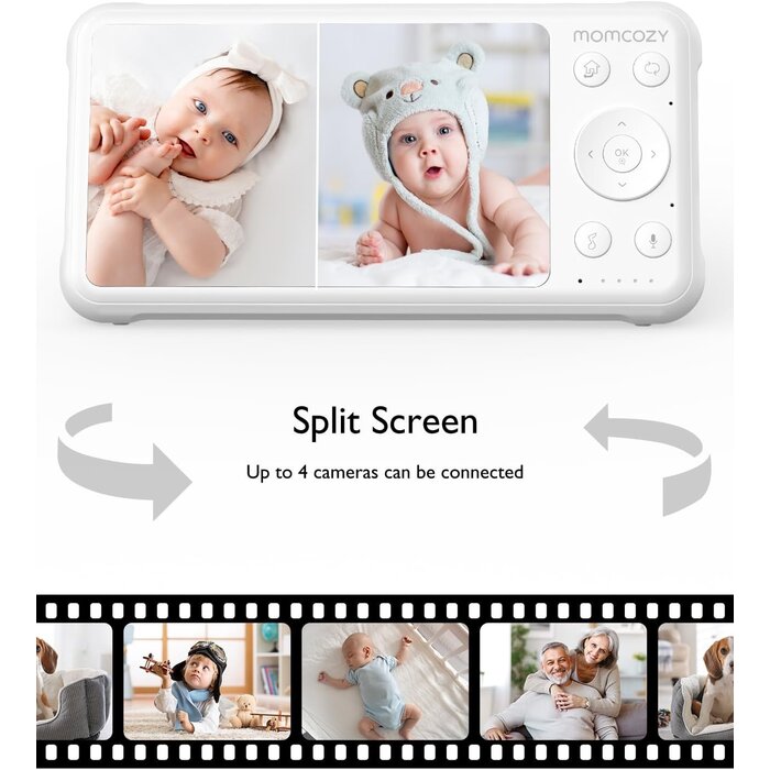 Zusatzkamera für Babyphone 1080p Full HD mit Nachtsicht - bis zu 34% Rabatt
