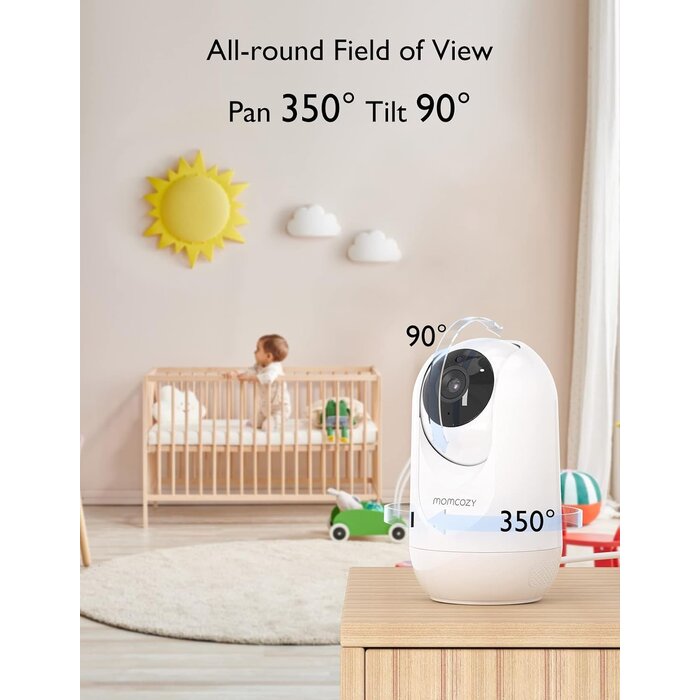 Zusatzkamera für Babyphone 1080p Full HD mit Nachtsicht - bis zu 34% Rabatt