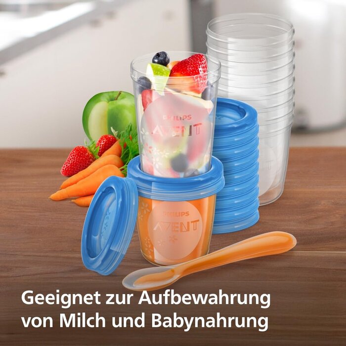 Aufbewahrungsbecher Set 20-tlg. für Babynahrung - bis zu 31% Rabatt
