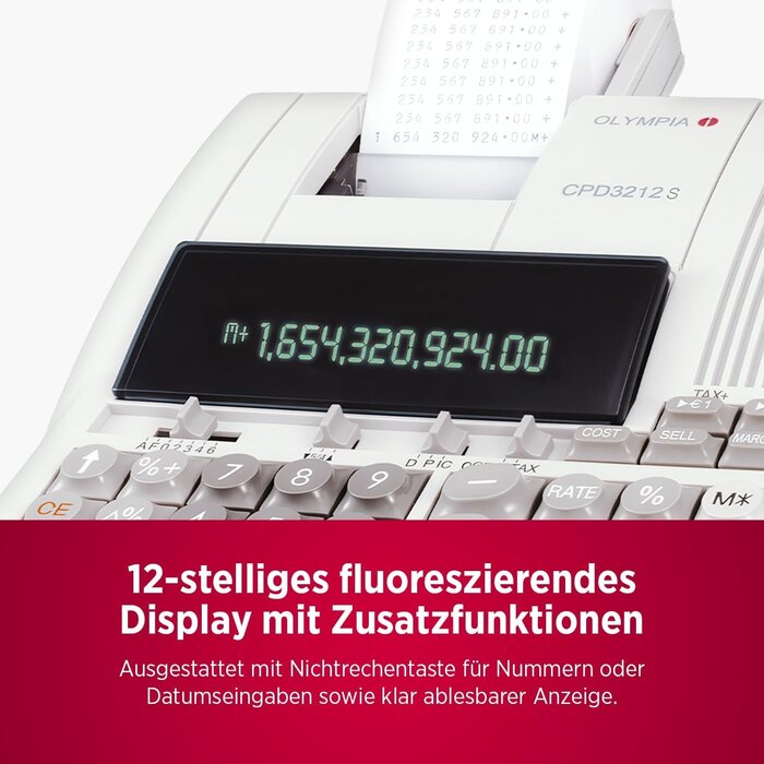 Profi-Tischrechenmaschine mit Druckfunktion - jetzt bis zu 34% günstiger