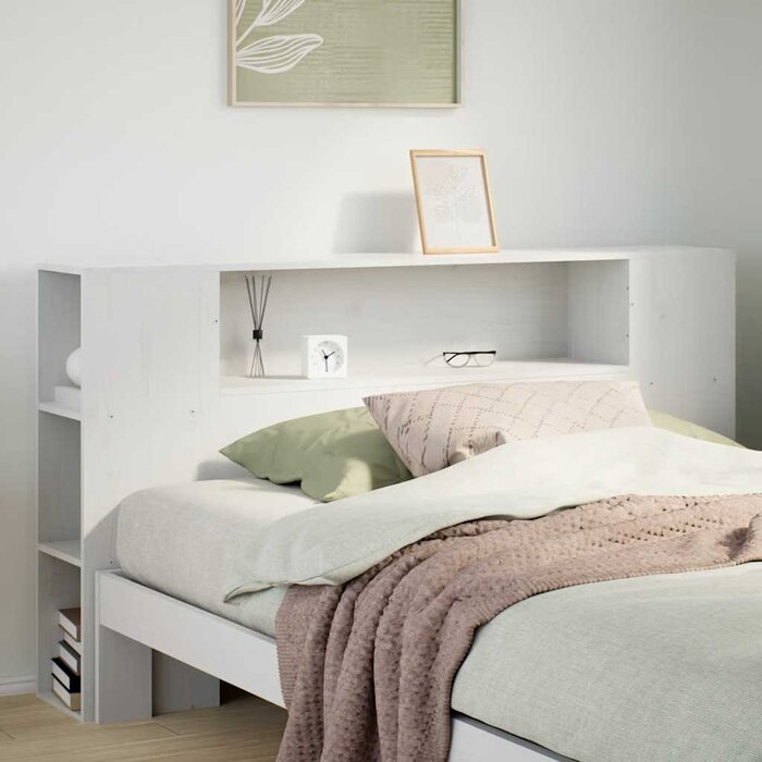 Vidaxl Stilvolles Kopfteil Kiefernholz 150 cm mit Stauraum - jetzt bis zu 35% sparen