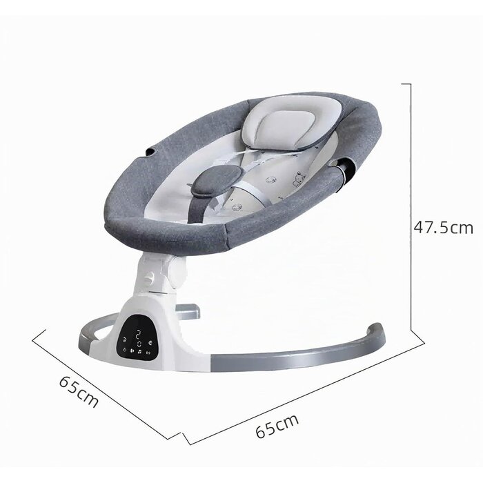 Elektrische Babyschaukel mit Bluetooth & USB - Beige - bis zu 34% Rabatt