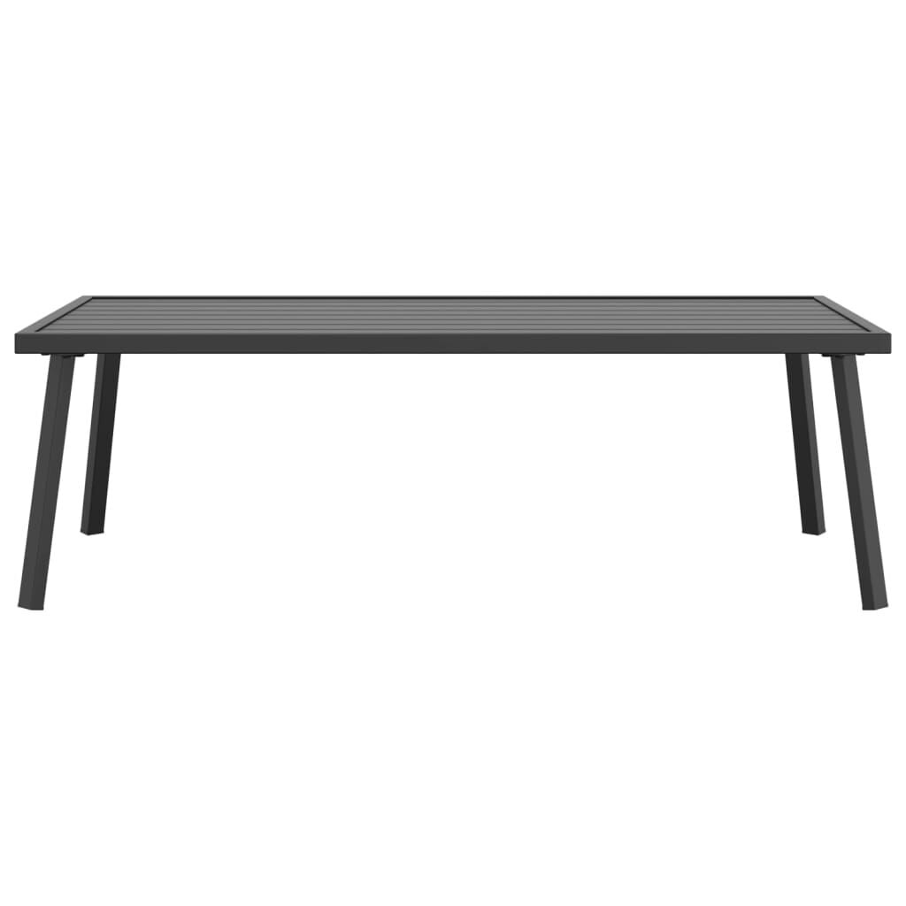 Vidaxl Gartentisch aus Stahl Anthrazit 110x55x35 cm - Outlet bis zu 35% reduziert
