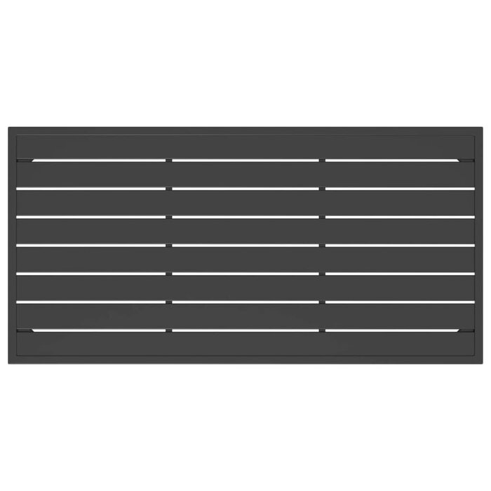 Vidaxl Gartentisch aus Stahl Anthrazit 110x55x35 cm - Outlet bis zu 35% reduziert