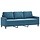 3-Sitzer Sofa in Blau - 180 cm - Samt - Bis zu 35% Rabatt