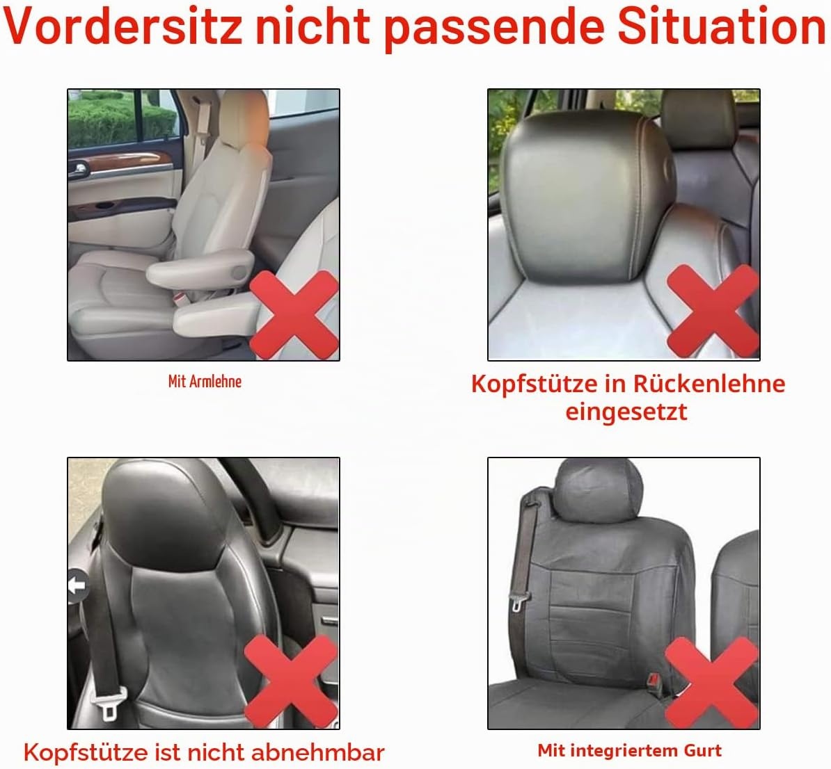 Universelle Autositzbezüge 2er Set - Schwarz - Bis zu 28% Rabatt im Outlet