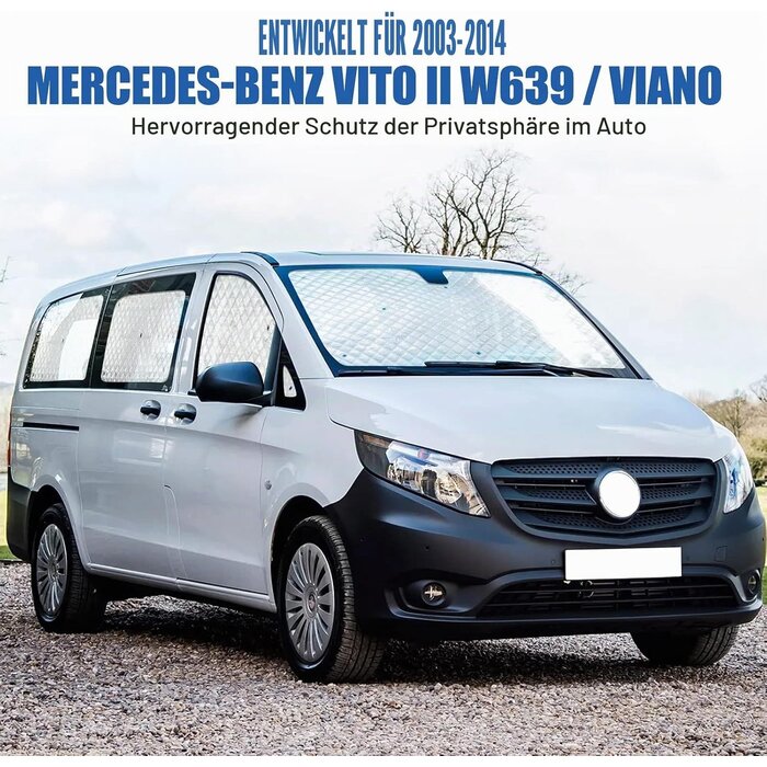 Isolationsmatten für Mercedes-Benz VITO II W639/Viano LWB, 10-tlg. - bis zu 29%