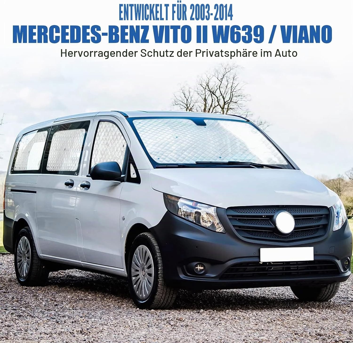 Isolationsmatten für Mercedes-Benz VITO II W639/Viano LWB, 10-tlg. - bis zu 29%