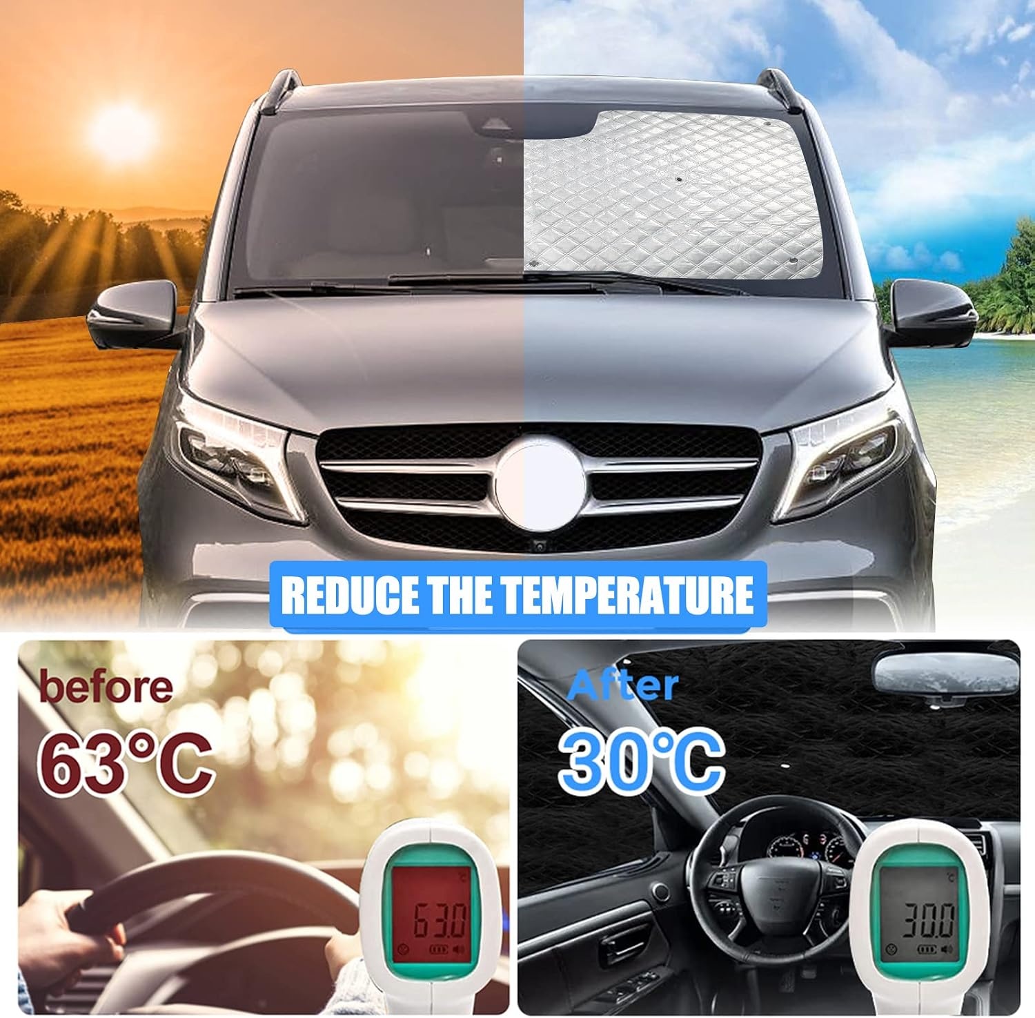 Isolationsmatten für Mercedes-Benz VITO II W639/Viano LWB, 10-tlg. - bis zu 29%