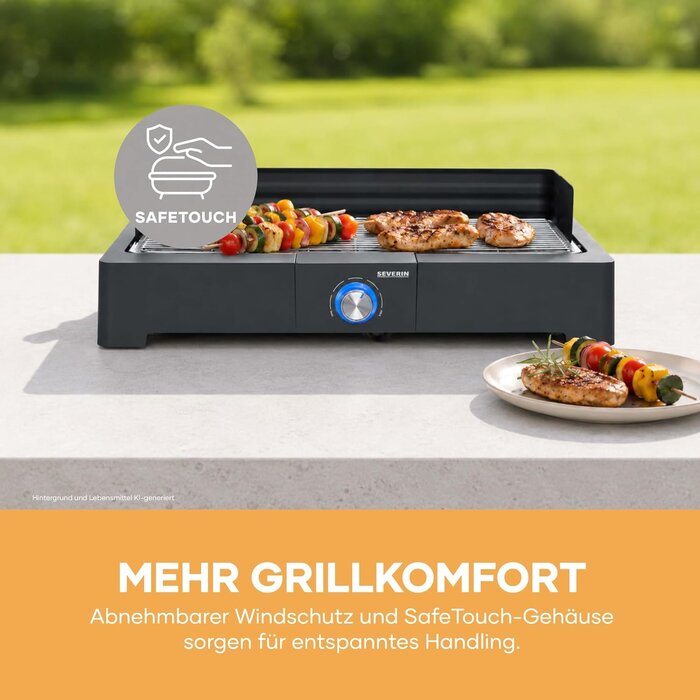 Elektrischer Tischgrill 2200W mit Edelstahlrost - bis zu 33% reduziert
