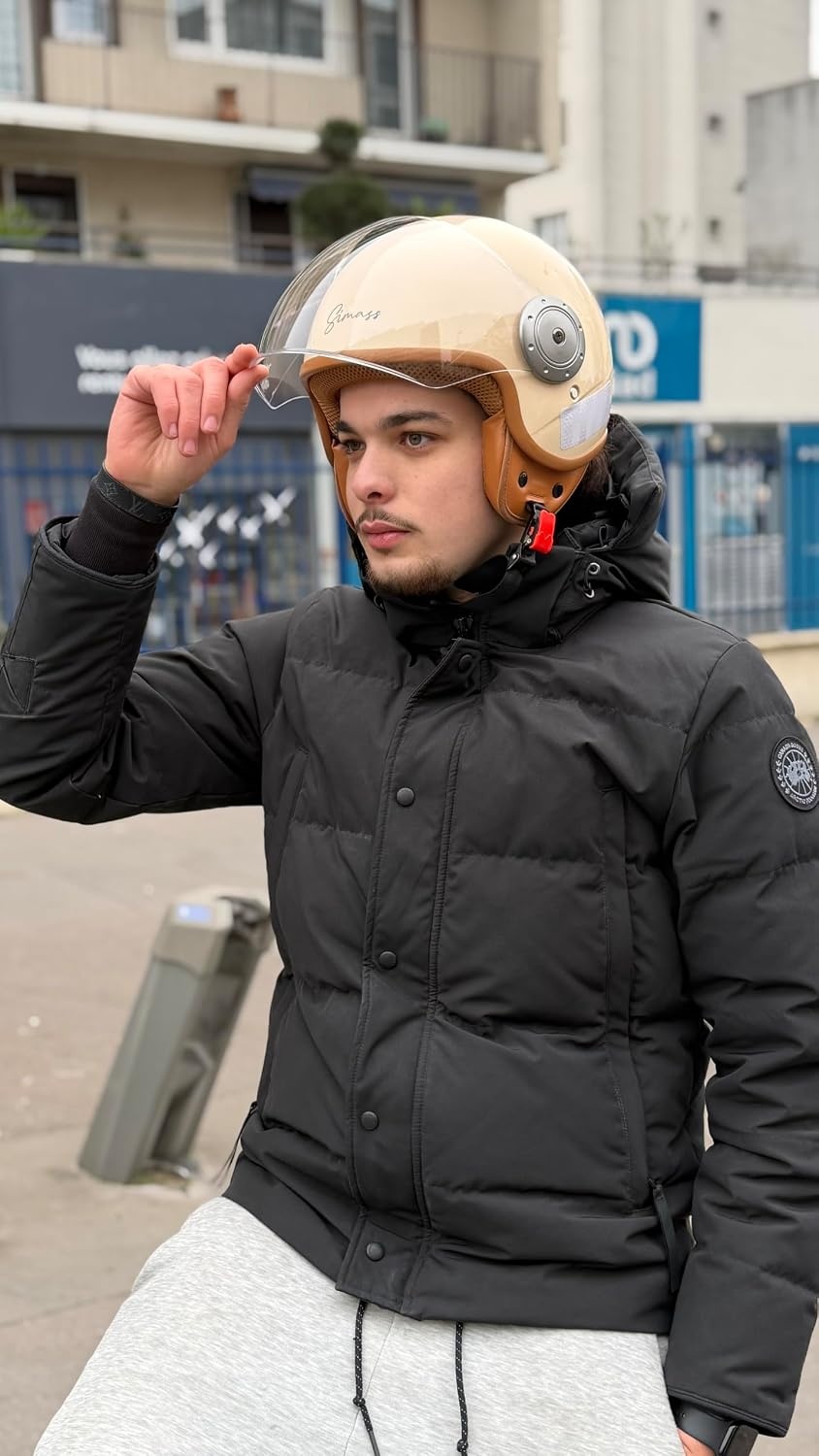 Urbaner Helm für E-Scooter & Fahrrad - Beige (Gr. M) - bis zu 29% Rabatt