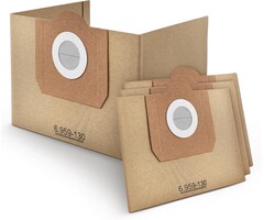 10er Set Papier-Staubsaugerbeutel für Kärcher WD3 - 54% Rabatt
