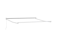 Vidaxl Moderne Markise 3 x 2,5 m Metall Weiß - 61% Rabatt