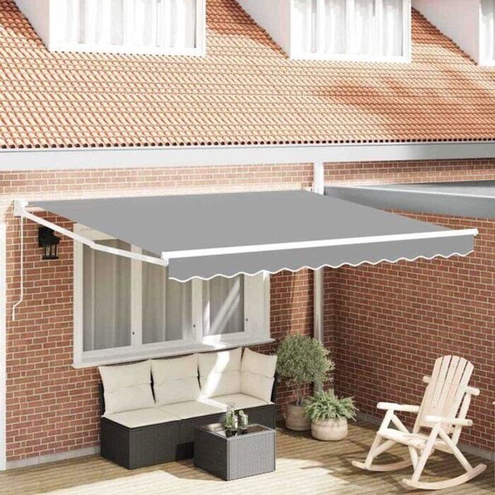 Vidaxl Moderne Markise 3 x 2,5 m Weiß - Jetzt bis zu 35% günstiger