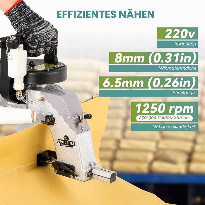 Elektrische Sacknähmaschine - effizient & robust - jetzt bis zu 30% sparen!