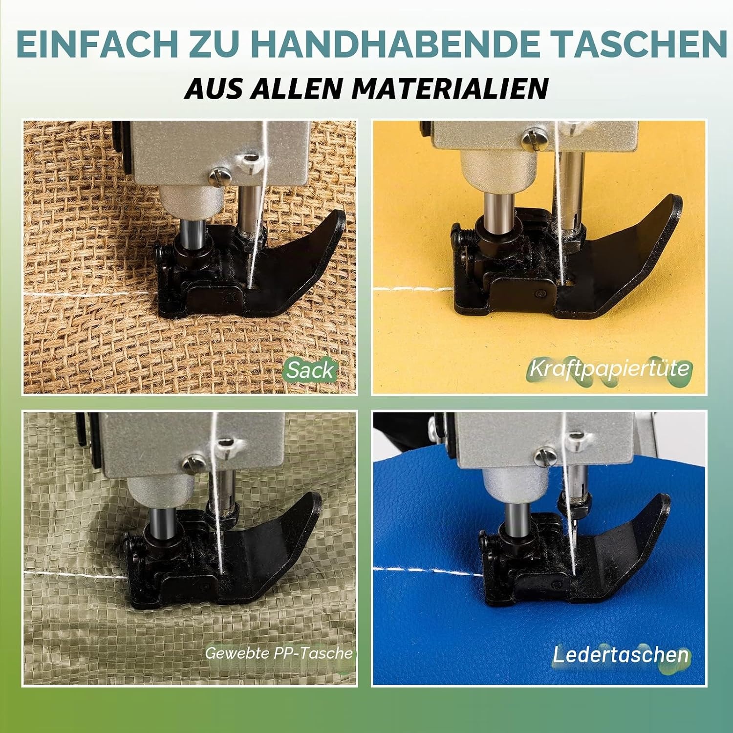 Elektrische Sacknähmaschine - effizient & robust - jetzt bis zu 30% sparen!