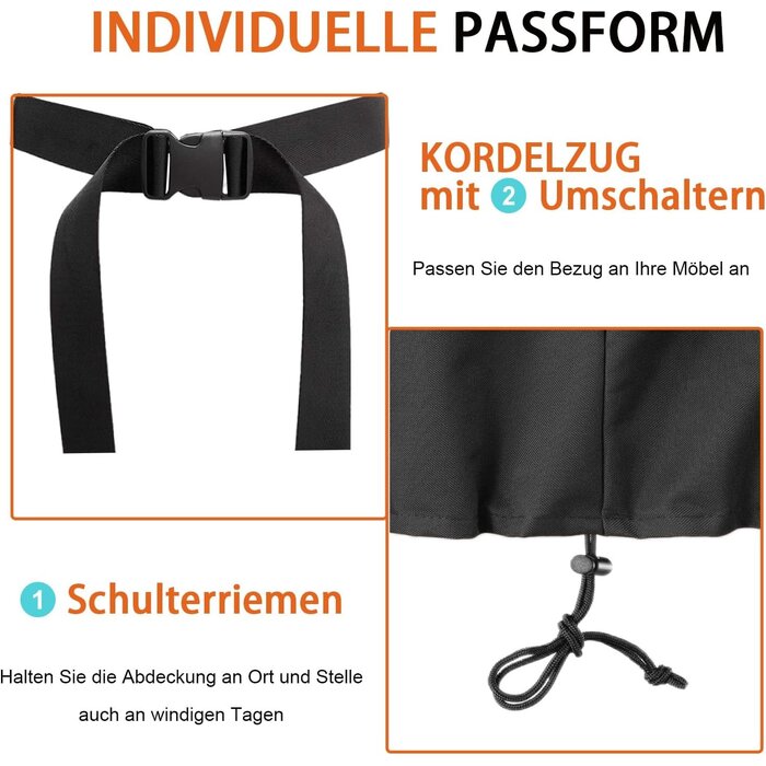 Schutzhülle für Hängesessel 200x120x200 cm - bis zu 32% Rabatt