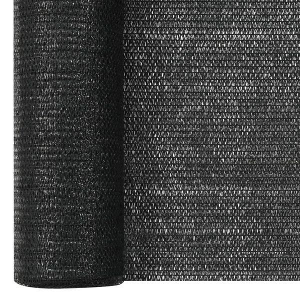 Vidaxl Sichtschutznetz 1,2x10m Schwarz - 55% Rabatt