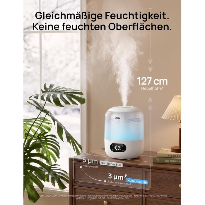 Ultraschall-Luftbefeuchter Kinderzimmer 3L - Bis zu 33% Rabatt im Outlet