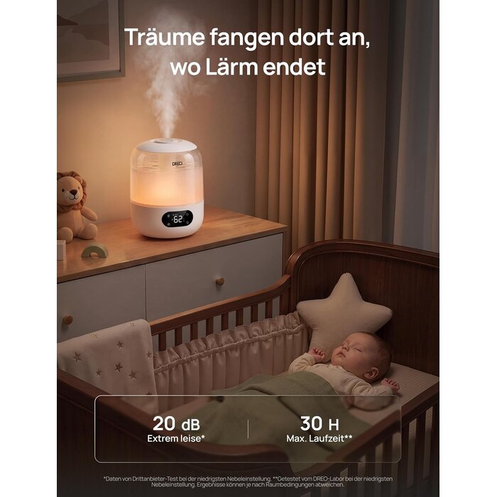 Ultraschall-Luftbefeuchter Kinderzimmer 3L - Bis zu 33% Rabatt im Outlet